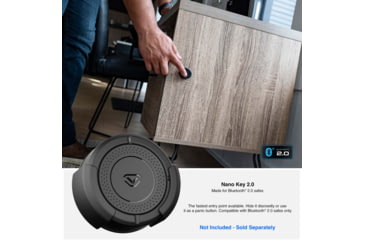 Image of Vaultek Safe SR20 Bluetooth 2.0 Slider Safe, Black, SR20-BK