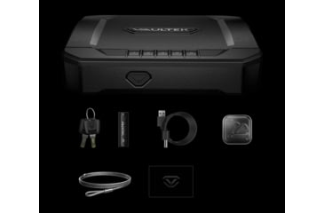 Image of Vaultek Safe VT10 Sub-Compact Rugged Bluetooth Smart Safe, Black, VT10-BK