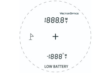 Image of Vector Optics Paragon GenII 6x25 LCD Rangefinder, 12MOA, Green, SCRF-20