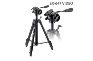Image of Velbon EX-647 N Video &amp; Bird-watchingSeries Tripod, Aluminum EX-647 VIDEO N
