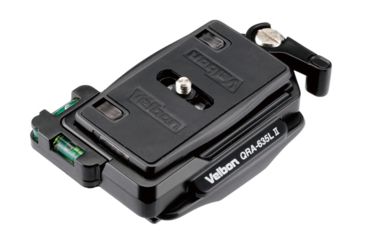 Image of Velbon QRA-635L II Quick Release Adapter, Black QRA-635L II