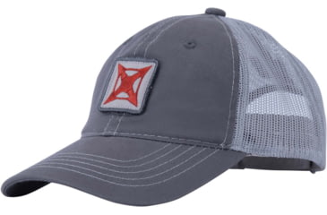 Image of Vertx Cap w/ Red Shuriken, Ash Grey, One Size, F1 VTX9960 AGY NA