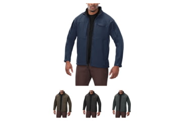 Image of Vertx Downrange Softshell Jacket, Bering Blue, Burnt Ash, Shadow Grey, Slate Grey