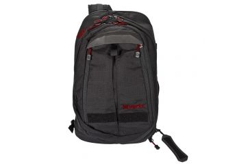Image of Vertx EDC Commuter Sling Slim Line Single Sling Pack, Black w/Red Trim VTX5010BKR