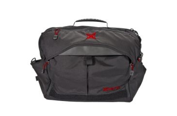Image of Vertx EDC Courier Messenger Bag, Black w/Red Trim VTX5005BKR