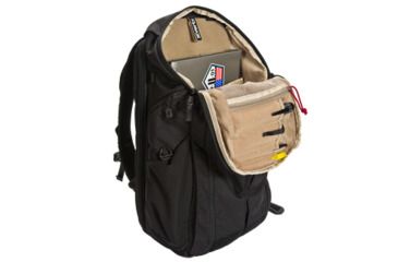 Image of Vertx EDC Gamut + 24 Hour Backpack, Black w/Red Trim VTX5020BKR