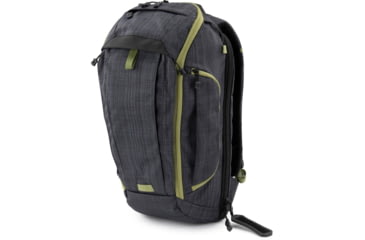 Image of Vertx Gamut Checkpoint Backpack, 25L, Heather Black/ Mustard Grass, F1 VTX5018 HBK/MGS NA