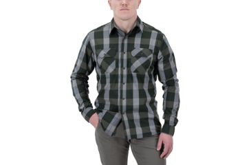Image of Vertx Guardian 2.0 Long Sleeve Shirt - Men's, Small, Hunter Green Plaid, F1 VTX1441 HGNP SMALL REG
