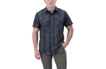 Image of Vertx Guardian 2.0 Short Sleeve Shirt - Men's, Small, Blue Ash Plaid, F1 VTX1431 BLAP SMALL