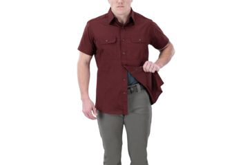 Image of Vertx Guardian 2.0 Short Sleeve Shirt - Men's, Small, Hard Pressed Red, F1 VTX1431 HPRD SMALL