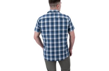 Image of Vertx Guardian 2.0 Short Sleeve Shirt - Men's, Small, Pipeline Blue Plaid, F1 VTX1431 PBLP SMALL