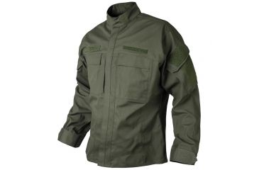 Image of Vertx Men's  Recon Polyester/Cotton Ripstop Garrison Shirt, Od Green, Extra Large Regular F1 VTX8821 OD XLARGE REG