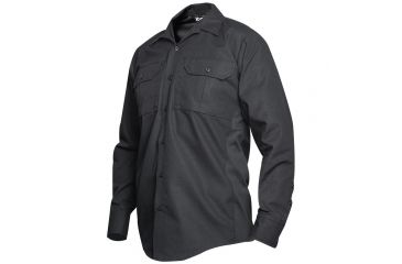 Image of Vertx Mens Phantom Light Short Sleeve Mini Rip-Stop Poly/Cotton Shirt, Kryptek Typhon Black, XLARGE REG F1 VTX8120 KTP XLARGE REG