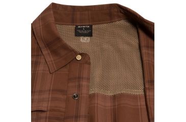 Image of Vertx Mens Long Sleeve Speed Concealed Carry 37.5 Active Particle Technology Rayon/Poly Shirt, Bark, LARGE REG F1 VTX1420 BA LARGE REG