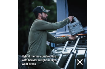 Image of Vertx Merino Base Layer Hoody - Mens, Ranger Green, Small, VTX1529RGNSMALLNA
