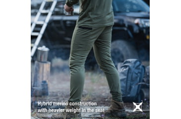 Image of Vertx Merino Base Layer Pant - Mens, Small, VTX1705RGNSMALLNA