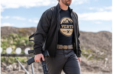 Image of Vertx Tri-Peak Tee T-Shirt - Mens, Grey, Small, F1 VTX9037 NA SMALL