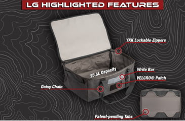 Image of Vertx Vtac Stackable Large Storage Cube, Base Grey, F1 VTX5704 BGY NA