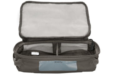 Image of Vertx Vtac Stackable Medium Flat Storage Cube, Snow Line Grey, F1 VTX5702 SLG NA