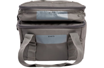 Image of Vertx Vtac Stackable Medium Flat Storage Cube, Snow Line Grey, F1 VTX5702 SLG NA