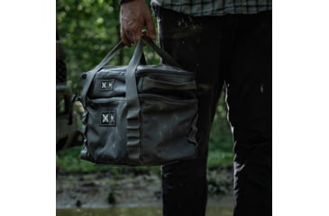 Image of Vertx Vtac Stackable Medium Flat Storage Cube, Snow Line Grey, F1 VTX5702 SLG NA