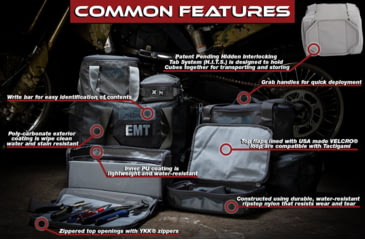 Image of Vertx Vtac Stackable Small Storage Cube, Peak Grey, F1 VTX5701 PGY NA