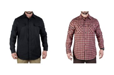 Image of Vertx Weapon Guard Long Sleeve Guardian Shirt - Men's, Black, Brick Plaid