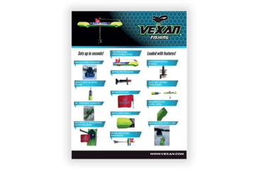 Image of Vexan Ice Fishing Tip-Up, Green, VEX-TU-GREEN