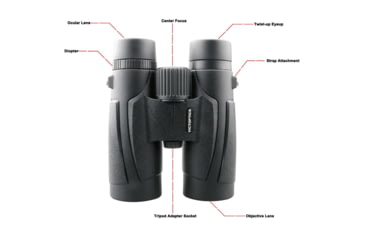 Image of VictOptics 8x42 Binocular, BAK7 Prism Type, Black, BOSL01
