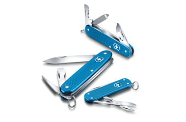 Image of Victorinox Classic Alox Limited Edition 2020 Swiss Pocket Knife, Ribbed, Aqua Blue, 58mm, 0.6221.L20