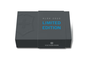 Image of Victorinox Classic Alox Limited Edition 2020 Swiss Pocket Knife, Ribbed, Aqua Blue, 58mm, 0.6221.L20