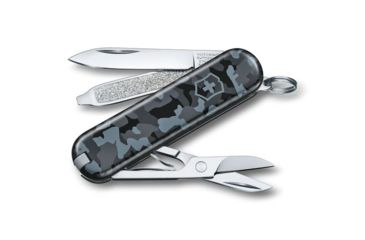 Image of Victorinox Classic SD Small Pocket Knife with Scissors and Screwdriver, Navy Camo, 58mm 0.6223.942-X2