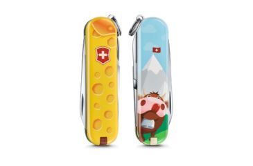 Image of Victorinox Classic SD Small Pocket Knife with Scissors and Screwdriver, Alps Cheese, 58mm 0.6223.L1902US2