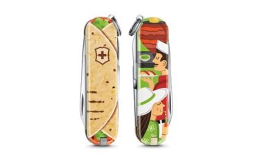 Image of Victorinox Classic SD Small Pocket Knife with Scissors and Screwdriver, Tacos, 58mm 0.6223.L1903US2