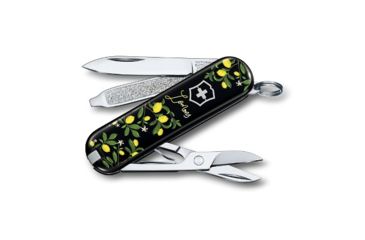 Image of Victorinox Classic SD Small Pocket Knife with Scissors and Screwdriver, When Life Gives You Lemons, 58mm 0.6223.L1905US2
