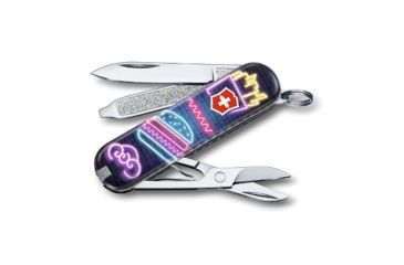 Image of Victorinox Classic SD Small Pocket Knife with Scissors and Screwdriver, Burger Bar, 58mm 0.6223.L1906US2