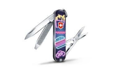 Image of Victorinox Classic SD Small Pocket Knife with Scissors and Screwdriver, Burger Bar, 58mm 0.6223.L1906US2
