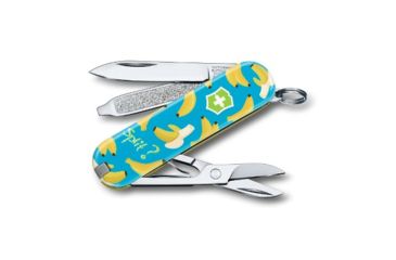 Image of Victorinox Classic SD Small Pocket Knife with Scissors and Screwdriver, Banana Split, 58mm 0.6223.L1908US2