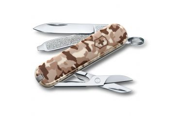 Image of Victorinox Classic SD Swiss Army Pocket Knife, Desert Camo, 58mm 0.6223.941US2