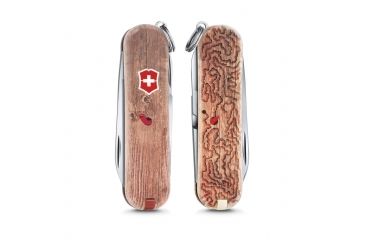 Image of Victorinox Classic SD Swiss Army Pocket Knife, Woodworm 0.6223.L1706US2