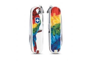 Image of Victorinox Classic SD Swiss Army Pocket Knife, Guacamaya 0.6223.L1709US2