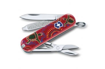 Image of Victorinox Classic SD Swiss Army Pocket Knife, Turtles Down Under 0.6223.L1710US2