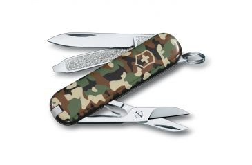 Image of Victorinox Classic SD Swiss Army Pocket Knife, Camo, 58mm 0.6223.94
