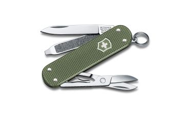 Image of Victorinox Classic SD Swiss Army Pocket Knife, Olive Alox, 0.6221.L17