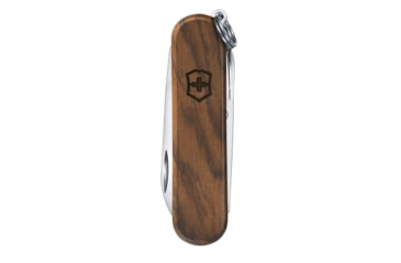 Image of Victorinox Classic SD Wood Stainless Steel Swiss Army Knife, Walnut, 58mm, 0.6221.63-X1