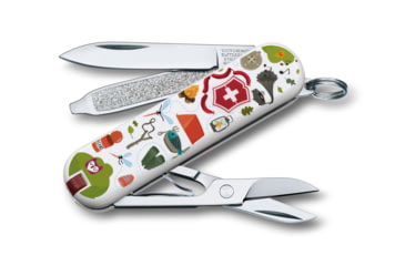 Image of Victorinox Classic Swiss Army Pocket Knife, Nature Adventure, SMALL 0.6223.L1505US2