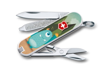Image of Victorinox Classic Swiss Army Pocket Knife, Snack Time, SMALL 0.6223.L1509US2