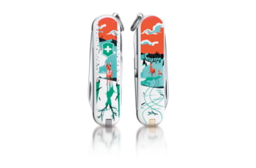 Image of Victorinox Classic Swiss Army Pocket Knife, They'll Grow Deer, SMALL 0.6223.L1507US2