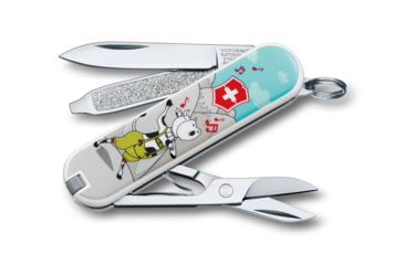 Image of Victorinox Classic Swiss Army Pocket Knife, Yodelay Hee Moo, SMALL 0.6223.L1504US2