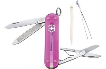 Image of Victorinox Classic SD Translucent Swiss Army Knife Pink 54005